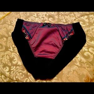 Elomi Red & Black Panties